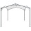 VidaXL vidaXL Pavillon 3x3x2,6 m Weiß 180 g/m² 2