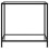VidaXL vidaXL Console Table Transparent 80 cm Tempered Glass Accent Side End Desk 2