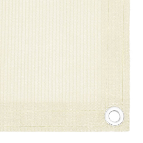 VidaXL vidaXL Balkon Sichtschutz Creme 90x500 cm HDPE 2