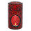 RED PILLAR CRACKLE GLASS OIL BURNER 4