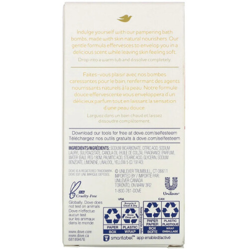 Dove Dove, Nourishing Secrets, Bath Bombs, Mango and Almond, 2 Bath Bombs 1