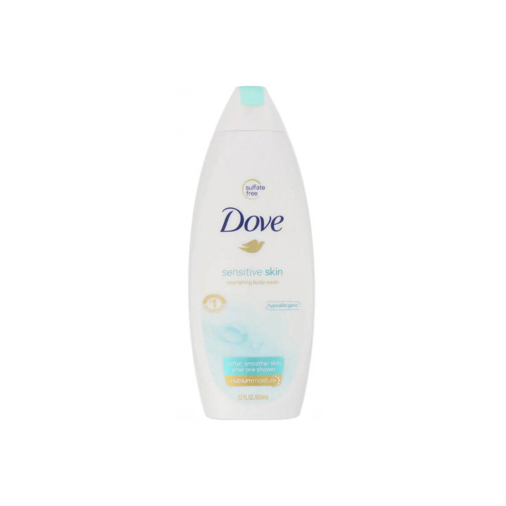 Dove, Sensitive Skin Body Wash, 22 Fl Oz (650 ml)