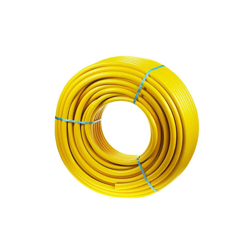 Kingfisher Pro 30M Reinforced Professional Garden Hose Pipe With Kink Resistant Construction Gold