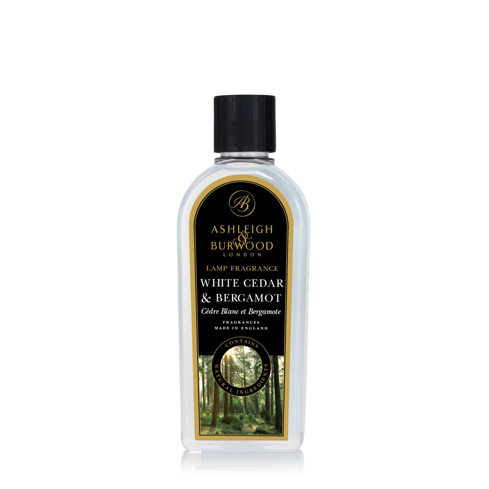 Ashleigh & Burwood Lamp Fragrance 500Ml - Cedar & Bergamot White