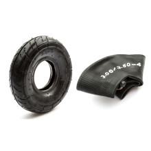Tyre & Inner Tube 3.00-4 300-4 300x4 Tarmac Tread 4" 4 Inch Rim