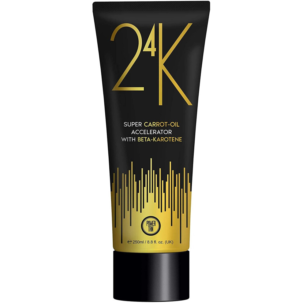 Power Tan 24K Red Super Carrot Oil Tanning Accelerator Lotion 250ml