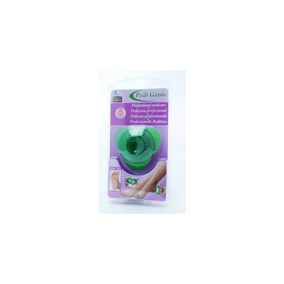 Pedi Genie Manicure Pedicure Kit By - Smooth Soft Surface Skin Buffing