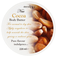 BODY BUTTER COCOA DERMA V10 220ml - Help Nourish Skin Indulgence
