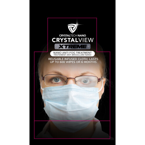 Crystal View Extreme Anti Fog Wipe- Reusable 1