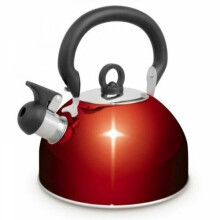 (Red) Prima Stainless Steel Whistling Kettle 2.5L