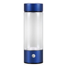 (Blue) Portable Hydrogen Water Generator Ionizer Maker Rechargeable Super Hydrogen Bottle