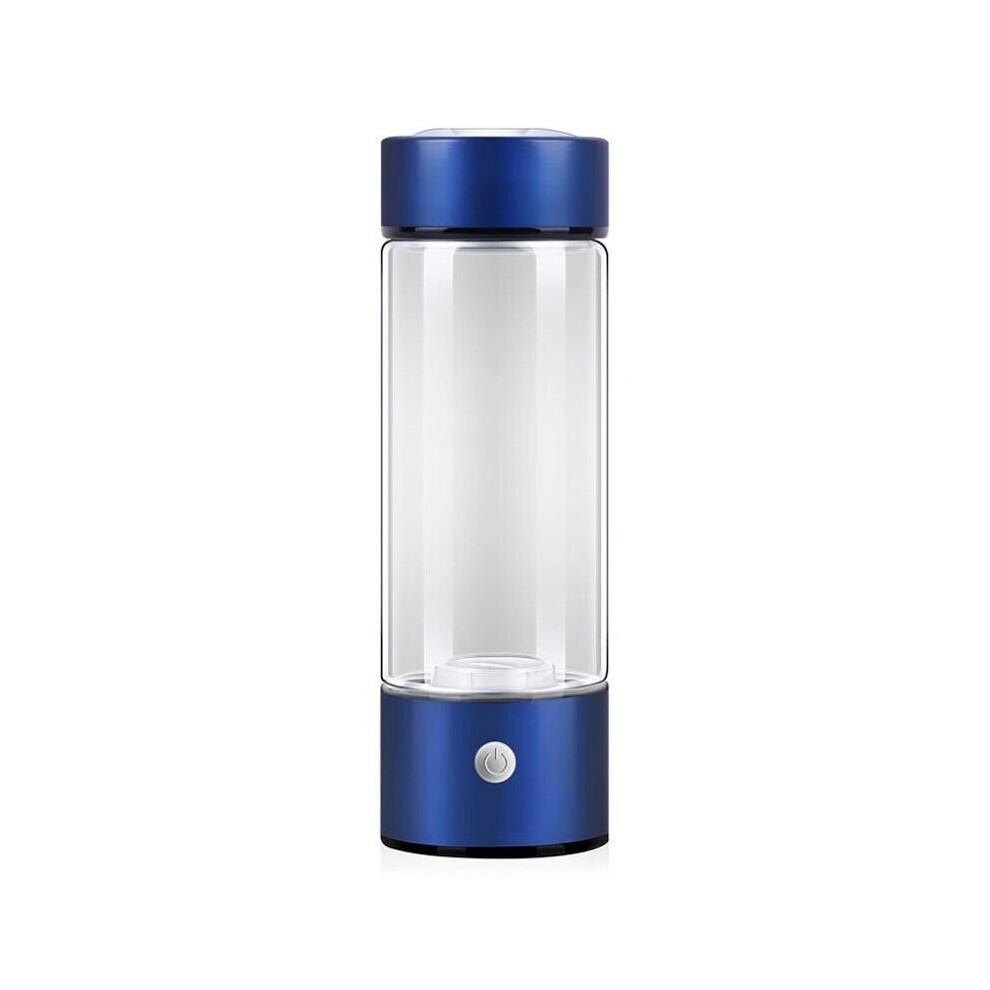 (Blue) Portable Hydrogen Water Generator Ionizer Maker Rechargeable Super Hydrogen Bottle-image-OPC-P6N292T-NEW