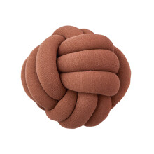 (Mocha) Knot Ball Throw Pillow Round Cushion Nursery Baby Toy Pillows Home Decor