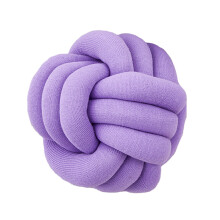 (Purple) Knot Ball Throw Pillow Round Cushion Nursery Baby Toy Pillows Home Decor