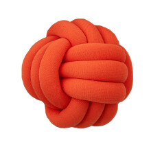 (Tangerine) Knot Ball Throw Pillow Round Cushion Nursery Baby Toy Pillows Home Decor