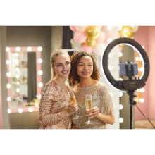12" LED Selfie Ring Light & Stand Make Up, Fashion, Beauty, Virtual Meetings