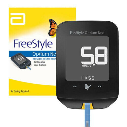 Abbott Optium Neo Blood Glucose&Ketone Monitor Reader Freestyle System