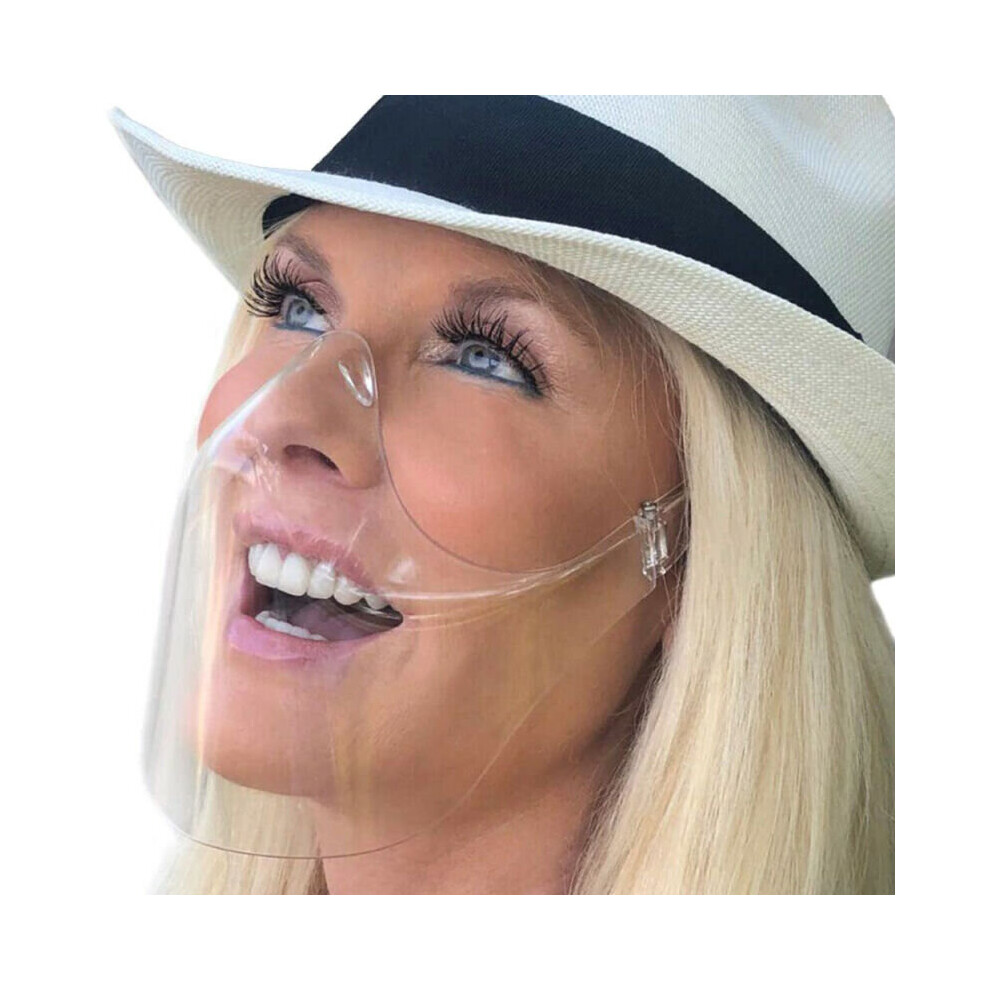 Durable Mask Face Visor Shield Combine Plastic Reusable Transparent Protections 683546252890