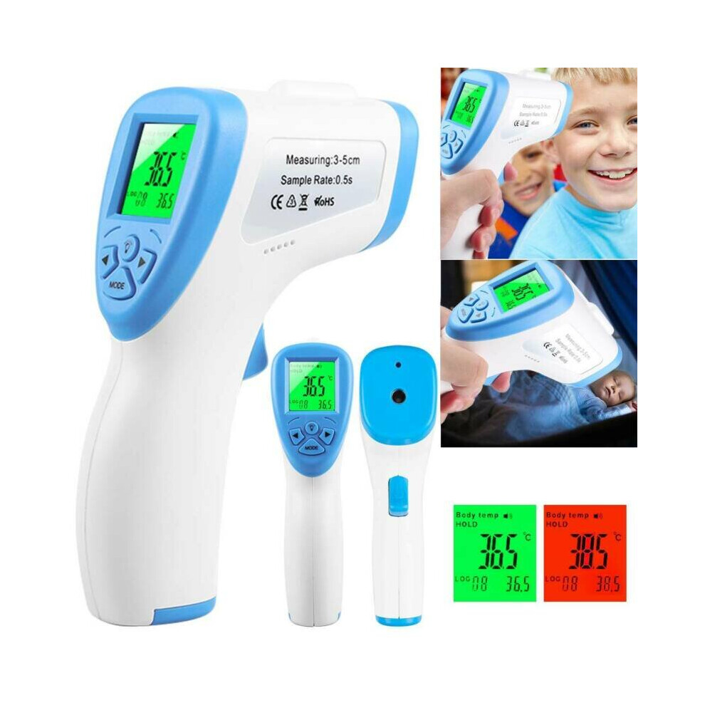 Digital No-Contact Touchless Infrared Thermometer Gun Forehead Baby Temperature