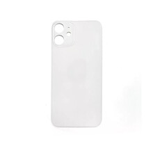 Compatible with iPhone 12 Pro Max Plain Glass Back in White