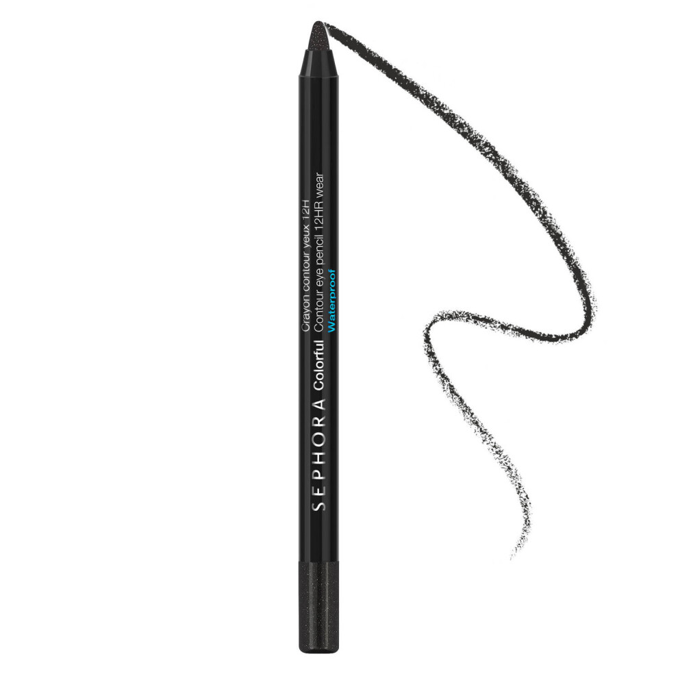 (02 Clubbing stilletos - Glitter) Sephora Contour eye pencil liner 12HR Waterproof