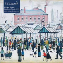 Adult Jigsaw Puzzle L.S. Lowry: Market Scene, Northern Town, 1939 |