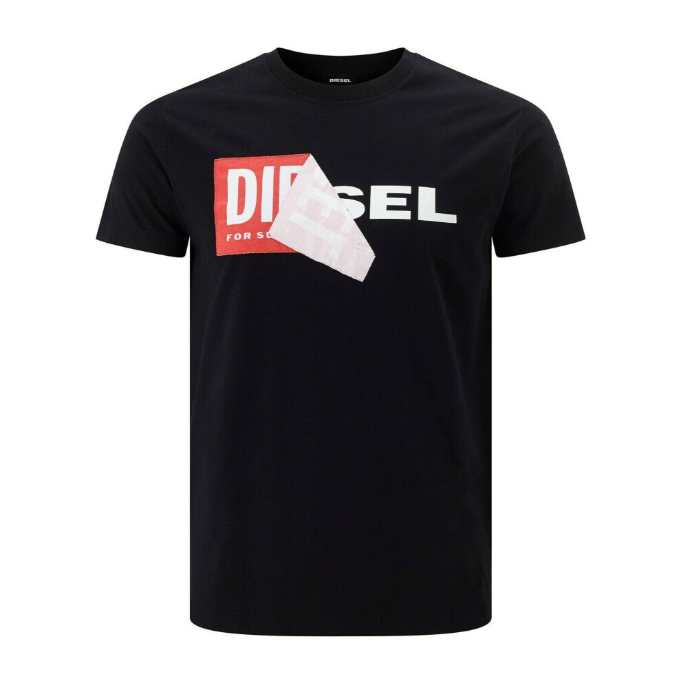 (M) DIESEL T-Diego Evolution QA T-Shirt TEE Black