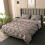 (Grey, Super King-260x230cm) Pinch Pleated Pintuck Bedding Sets Solid Color 3