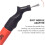 SPORTBIT Ball Pump with Push&Pull Inflating System - with 5 Needles and E-Book 5