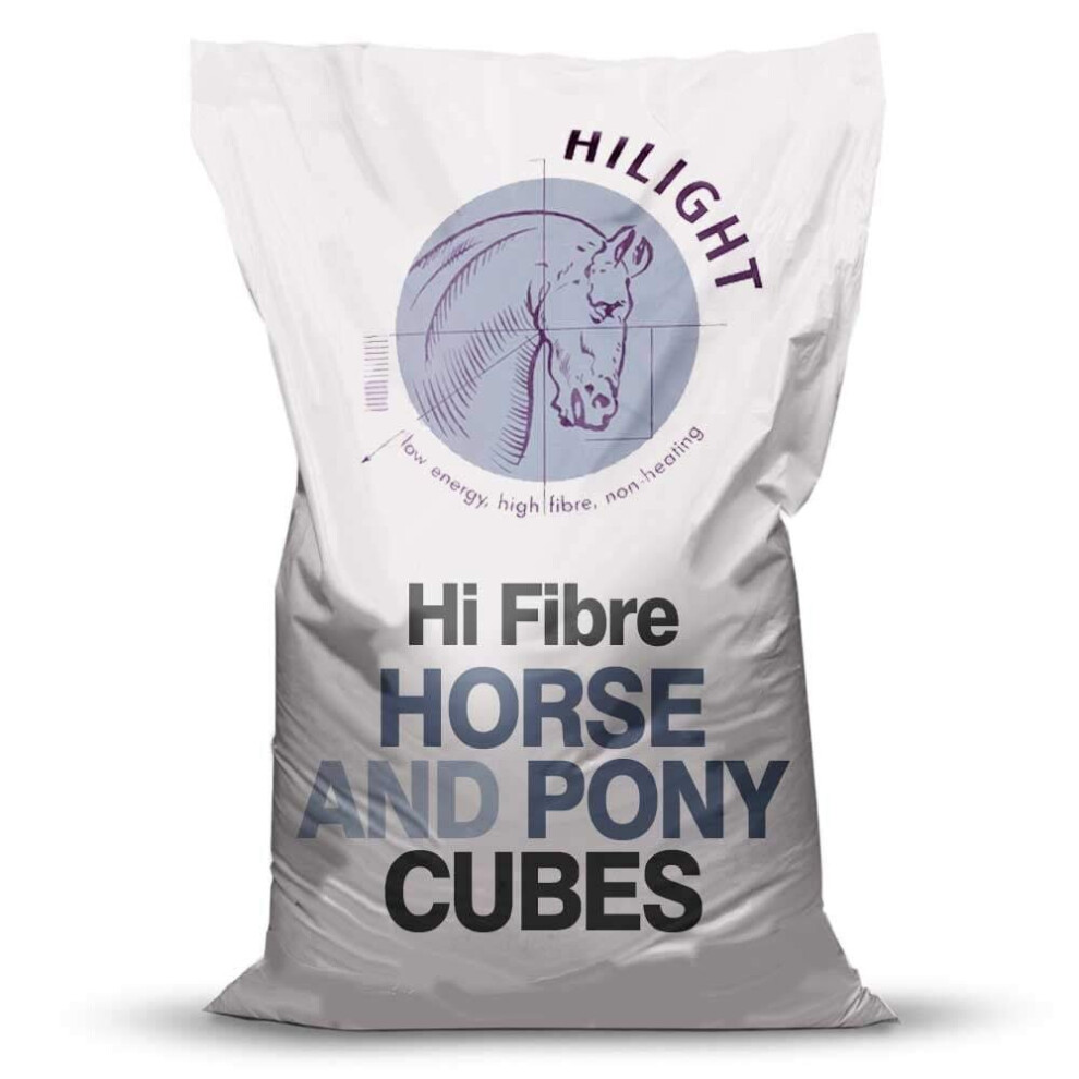 Hilight Hi Fibre Horse & Pony Cubes - 20Kg