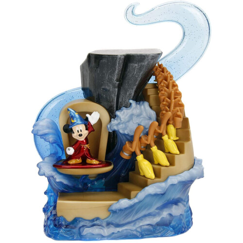 Jada Jada Sorcerer's Apprentice Mickey Nano Metals Scene Mini Playset 1
