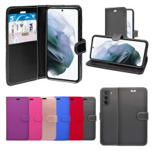 (Rose Gold) Case For Samsung Galaxy S21 5G Wallet Flip PU Leather Stand Card Slot Pouch Cover