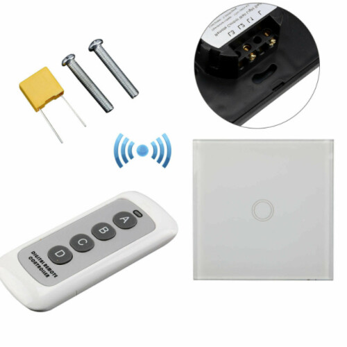 Wireless Smart Home Touch Wall Lamp Light Switch With Remote Control 1