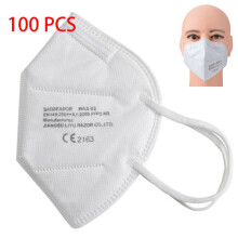 (100 piezas) mascarillas KN95, protección facial, filtración del 95%, KN95 =FFP2=N95=KF94, certificado CE