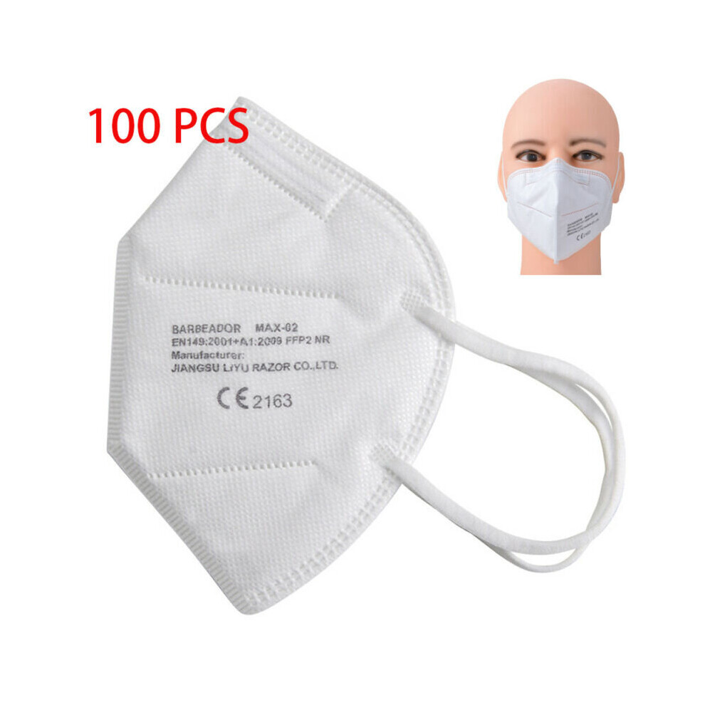 (100Pcs) Kn95 Masks, Protective Face Masks, 95% Filtration Respirator, Kn95 =Ffp2=N95=Kf94, Ce Certified 795340942201