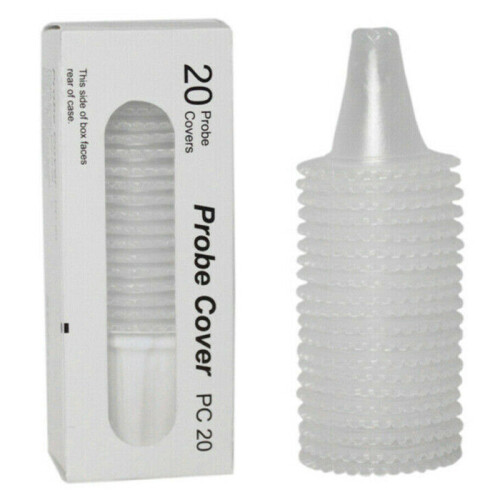 200Pcs Probe Covers Thermoscan Replacement Lens Ear Thermometer Filter Cap Covers