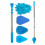 Bathroom Mop Bath Shower Screen Tile Cleaning Kit Floor Cleaner Tool 9