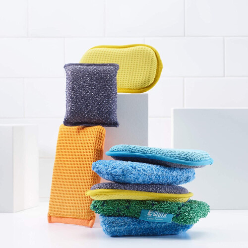 E-Cloth 2 Non scratch Scrubbing Pads Microfiber Cleaning Cloths - 0290 1