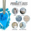 Bathroom Mop Bath Shower Screen Tile Cleaning Kit Floor Cleaner Tool 3