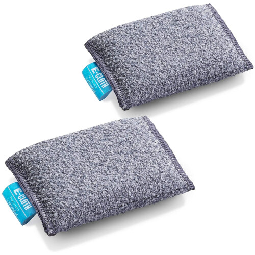 E-Cloth 2 Non scratch Scrubbing Pads Microfiber Cleaning Cloths - 0290