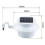 6 Pack Gutter Solar Lights Outdoor LED Waterproof Sink Lights Solar Powered 3