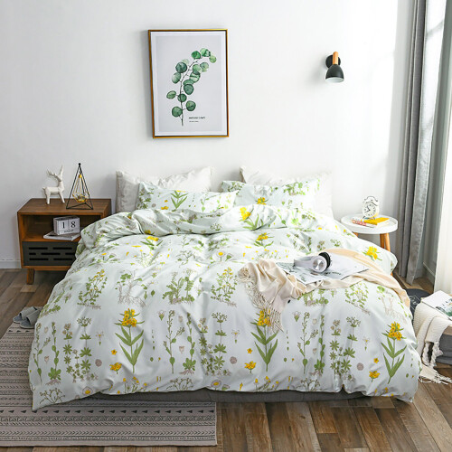 (Single) Daisy Patterns Duvet Cover Sets Simple Bedding Set 2