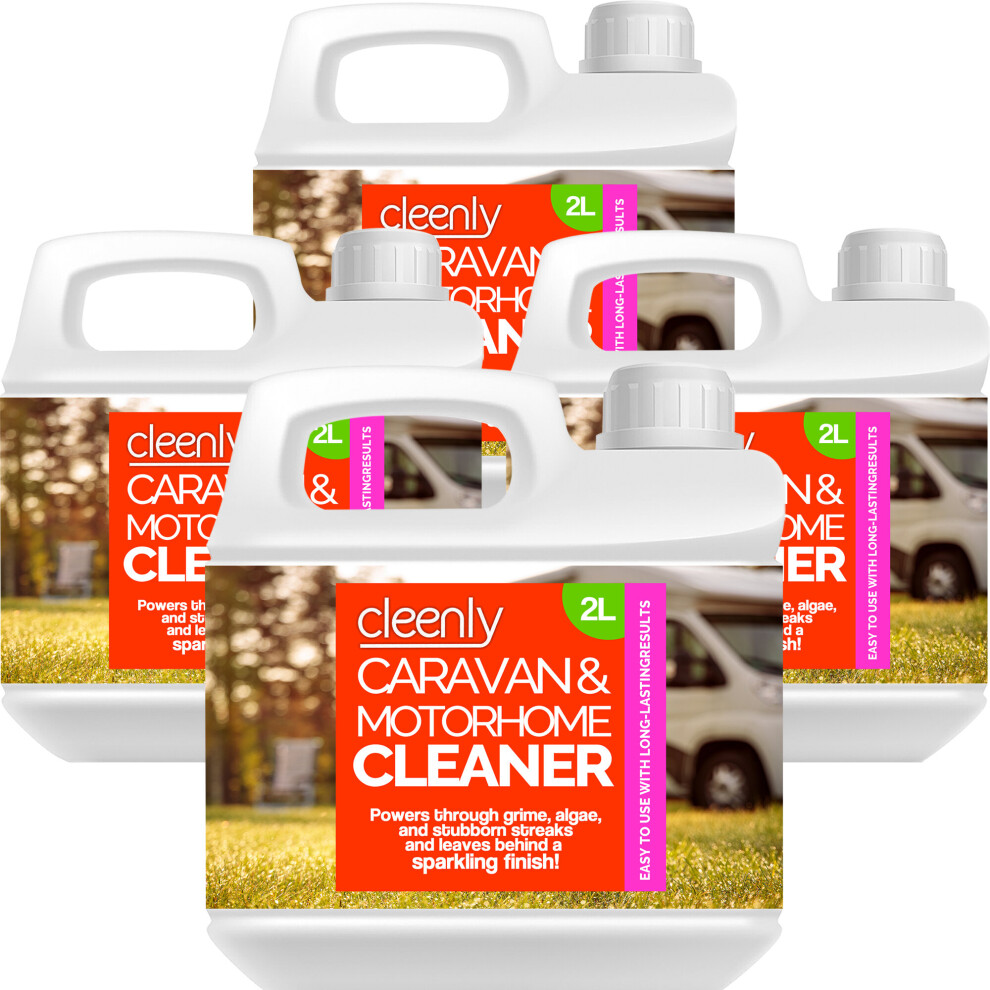 Cleenly Caravan & Motorhome Concentrated Cleaner Black Streak Algae Remover 8L - Image 2