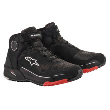 (43) Alpinestars CR-X Drystar Riding Shoes Black / Camo / Red