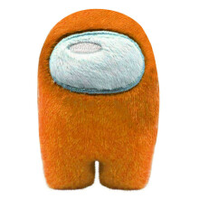 (Orange) Among Us Soft Plush Toy - 10cm