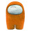 (Orange) Among Us Soft Plush Toy - 10cm 1