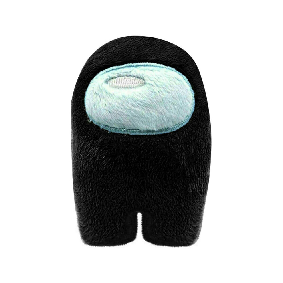 (Black) Among Us Soft Plush Toy - 10Cm Black