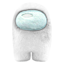 (White) Among Us Soft Plush Toy - 10cm