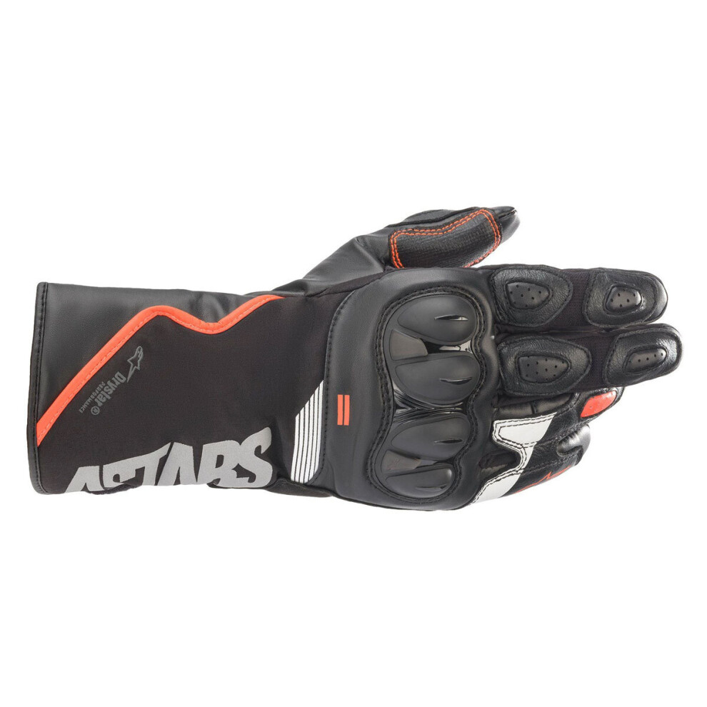 (Xl) Alpinestars Sp-365 Drystar Leather Gloves Black / Fluo Red / White White,Black,Red 8059175287800