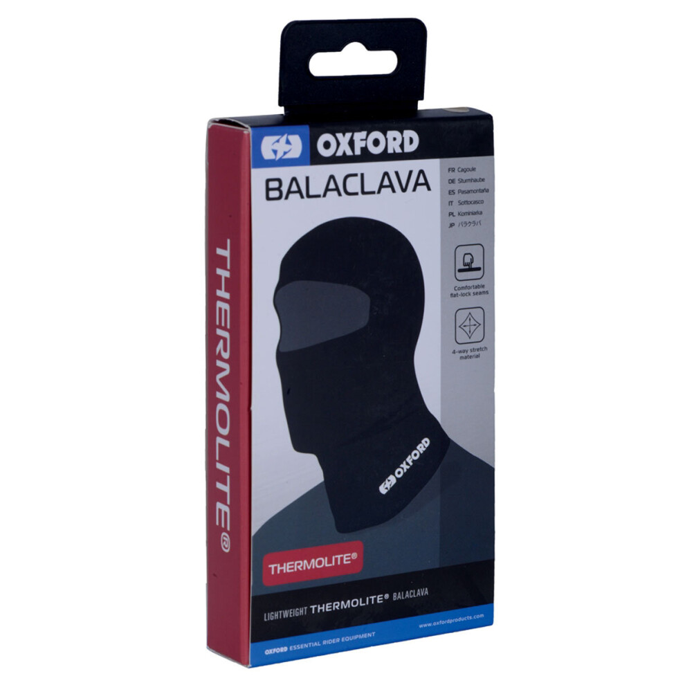Oxford Thermolite Balaclava Black 5030009351648